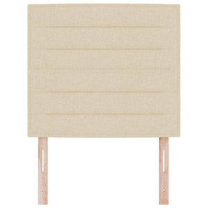 vidaXL Headboard Cream 80 cm Fabric