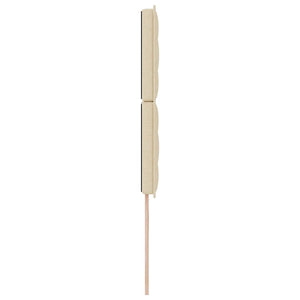 vidaXL Headboard Cream 80 cm Fabric