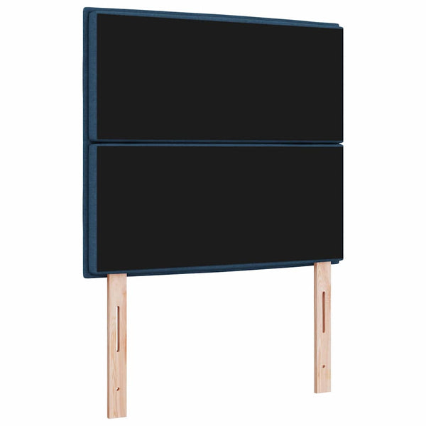 vidaXL Headboard Blue 80 cm Fabric