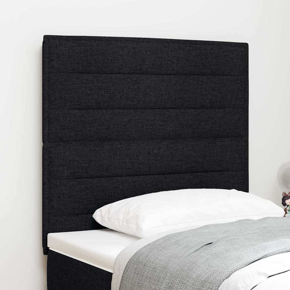 vidaXL Headboard Black 100 cm Fabric