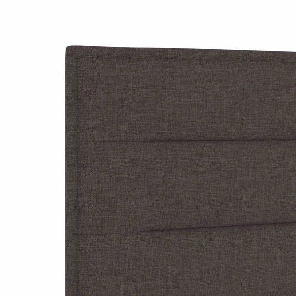 vidaXL Headboard Dark Brown 100 cm Fabric