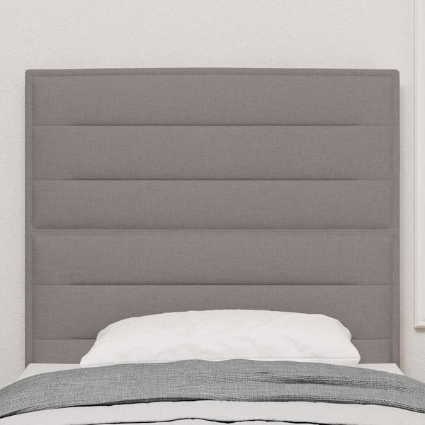 vidaXL Headboard Taupe 100 cm Fabric