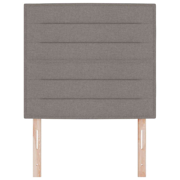 vidaXL Headboard Taupe 100 cm Fabric