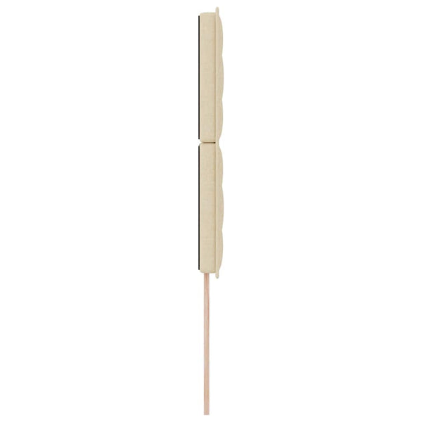 vidaXL Headboard Cream 100 cm Fabric