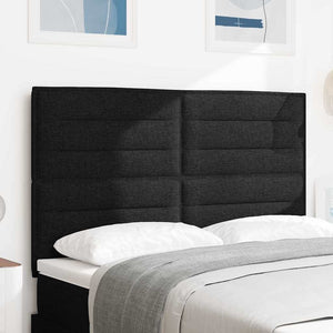 vidaXL Headboard Black 144 cm Fabric