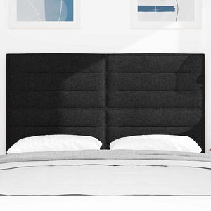 vidaXL Headboard Black 144 cm Fabric