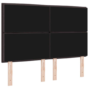 vidaXL Headboard Dark Brown 144 cm Fabric