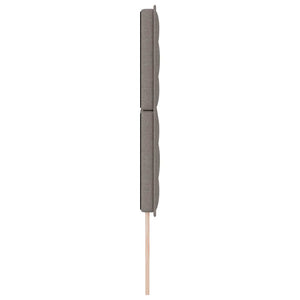 vidaXL Headboard Taupe 144 cm Fabric