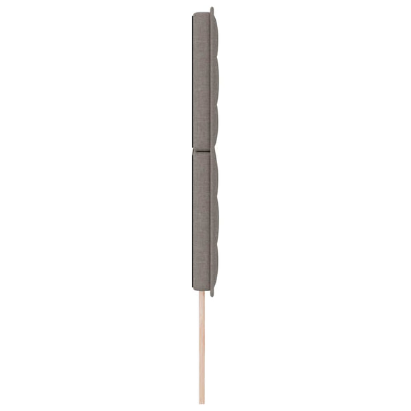 vidaXL Headboard Taupe 144 cm Fabric