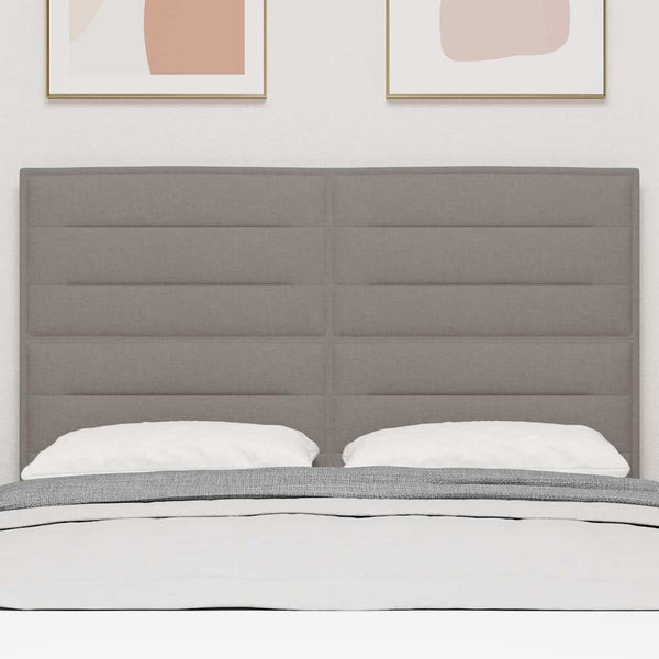 vidaXL Headboard Taupe 160 cm Fabric