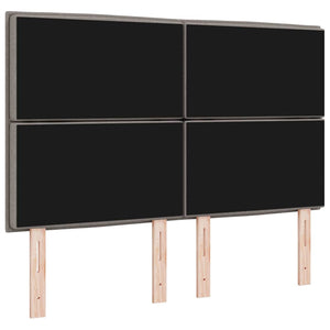 vidaXL Headboard Taupe 160 cm Fabric