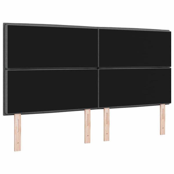 vidaXL Headboard Dark Grey 180 cm Fabric