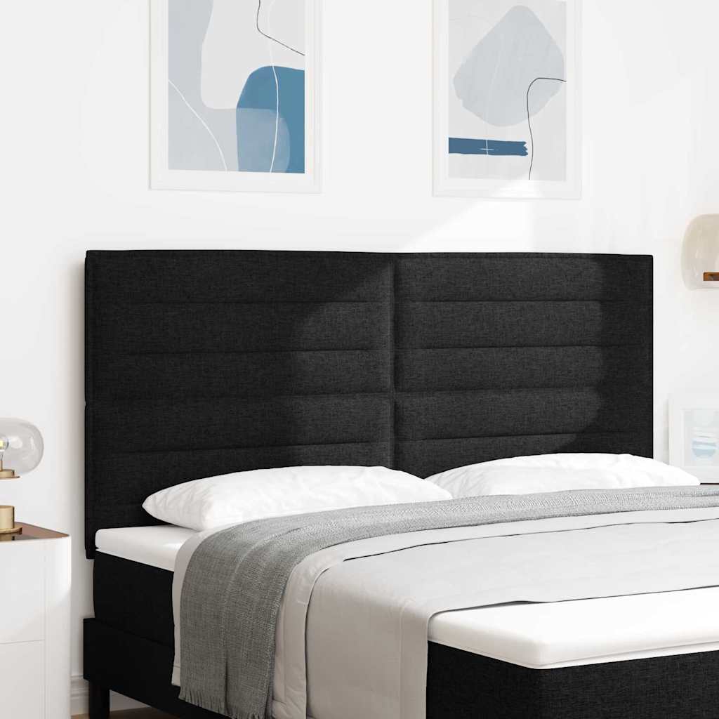 vidaXL Headboard Black 180 cm Fabric