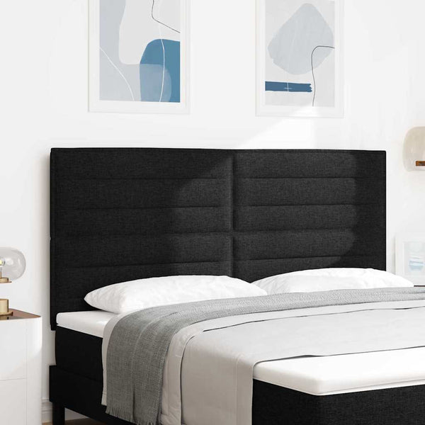 vidaXL Headboard Black 180 cm Fabric
