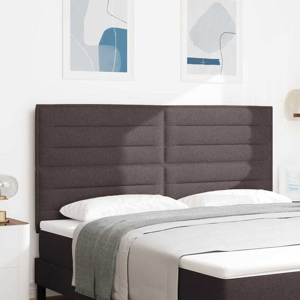 vidaXL Headboard Dark Brown 180 cm Fabric