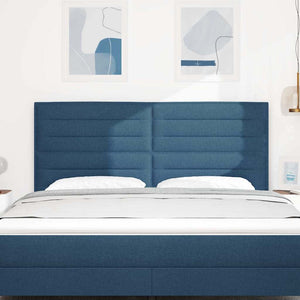 vidaXL Headboard Blue 180 cm Fabric
