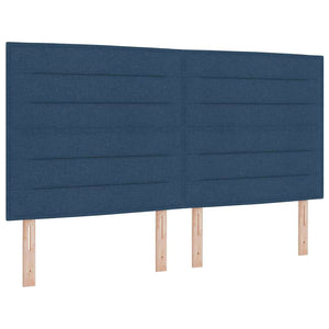 vidaXL Headboard Blue 180 cm Fabric