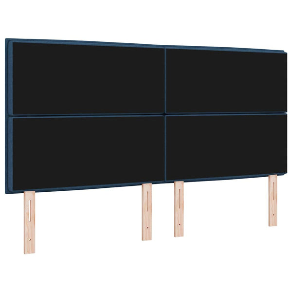 vidaXL Headboard Blue 180 cm Fabric