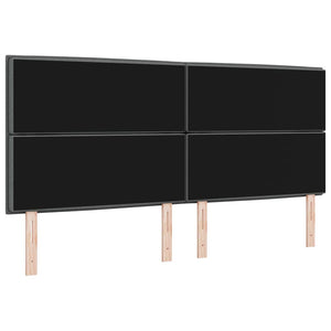 vidaXL Headboard Dark Grey 200 cm Fabric