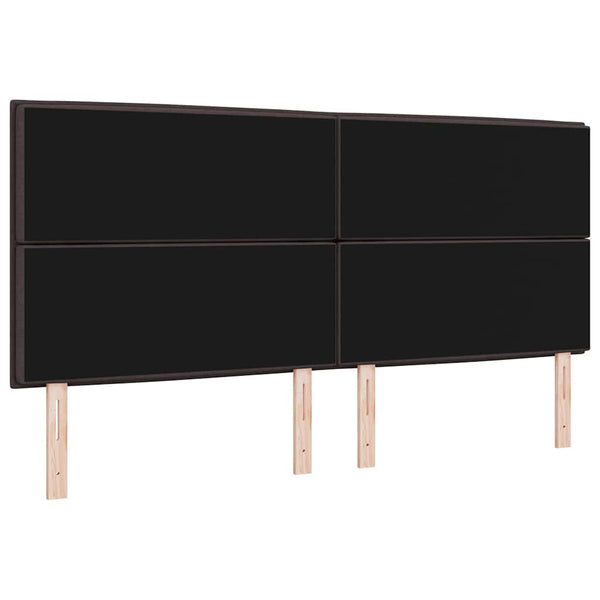 vidaXL Headboard Dark Brown 200 cm Fabric