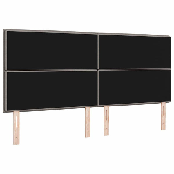 vidaXL Headboard Taupe 200 cm Fabric