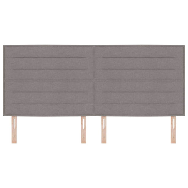 vidaXL Headboard Taupe 200 cm Fabric