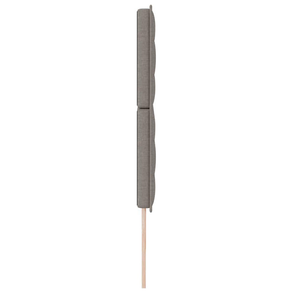vidaXL Headboard Taupe 200 cm Fabric