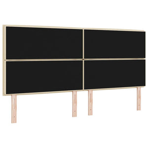 vidaXL Headboard Cream 200 cm Fabric