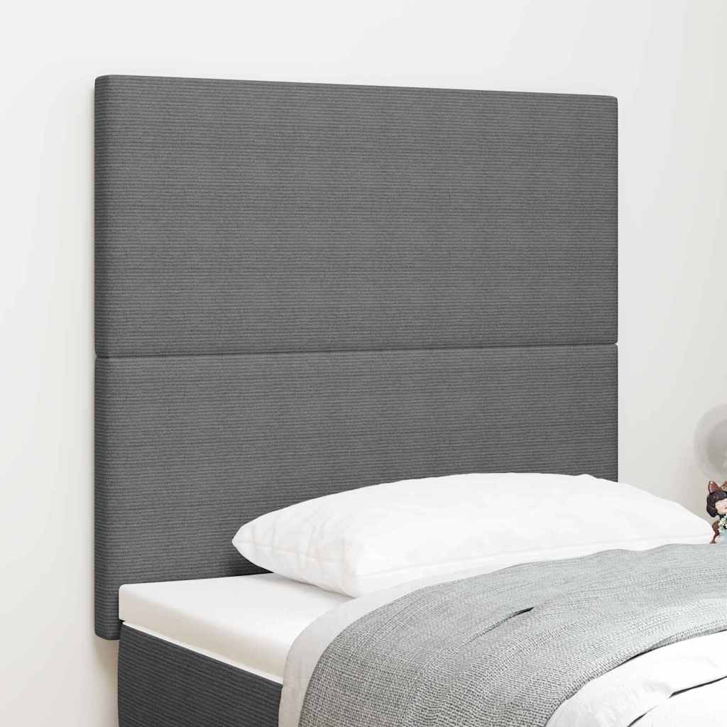 vidaXL Headboard Light Gray 80 cm Corduroy
