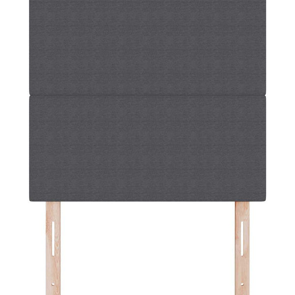 vidaXL Headboard Dark Grey 90 cm Corduroy