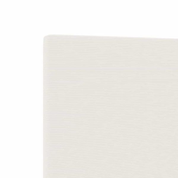 vidaXL Headboard Cream 90 cm Corduroy