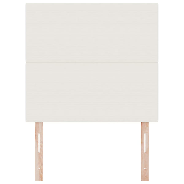 vidaXL Headboard Cream 90 cm Corduroy