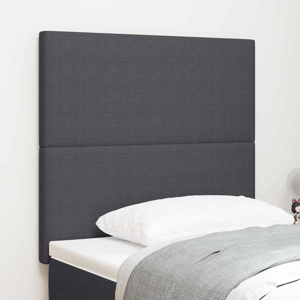 vidaXL Headboard Dark Grey 100 cm Corduroy