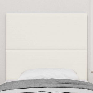 vidaXL Headboard Cream 100 cm Cord Fabric