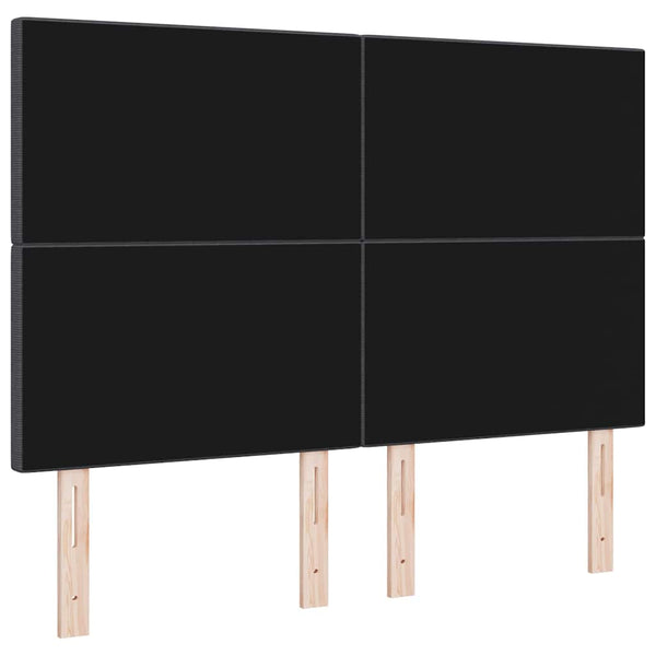 vidaXL Headboard Dark Grey 144 cm Corduroy