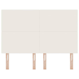 vidaXL Headboard Cream 144 cm Corduroy