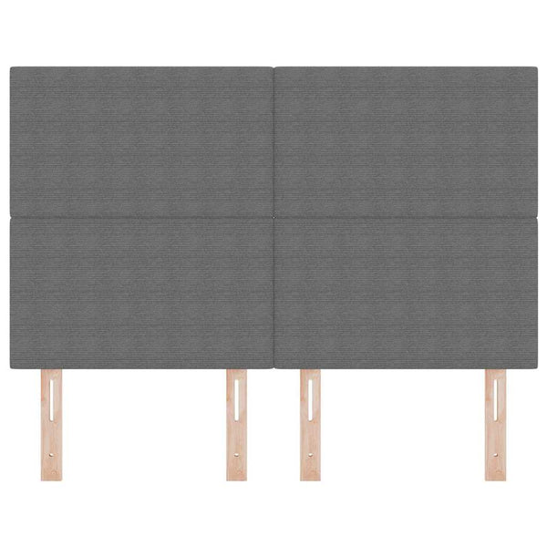 vidaXL Headboard Light Gray 160 cm Corduroy Fabric