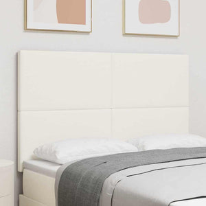 vidaXL Headboard Cream 160 cm Corduroy