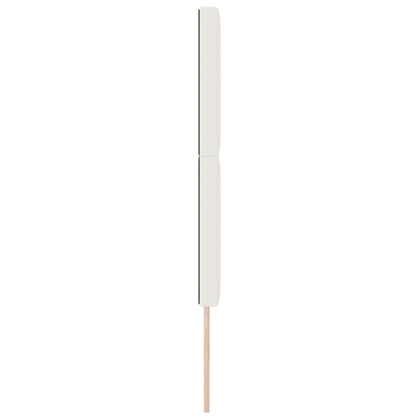 vidaXL Headboard Cream 160 cm Corduroy
