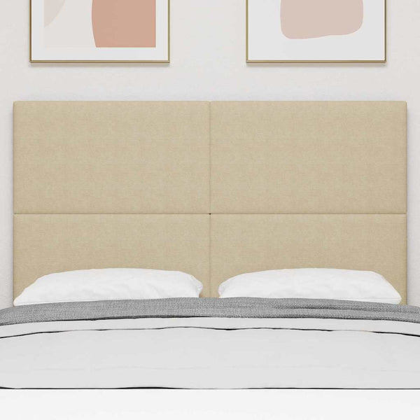 vidaXL Headboard Light Green-Grey 160 cm Corduroy Fabric