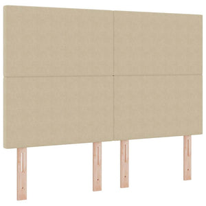 vidaXL Headboard Light Green-Grey 160 cm Corduroy Fabric