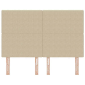 vidaXL Headboard Light Green-Grey 160 cm Corduroy Fabric