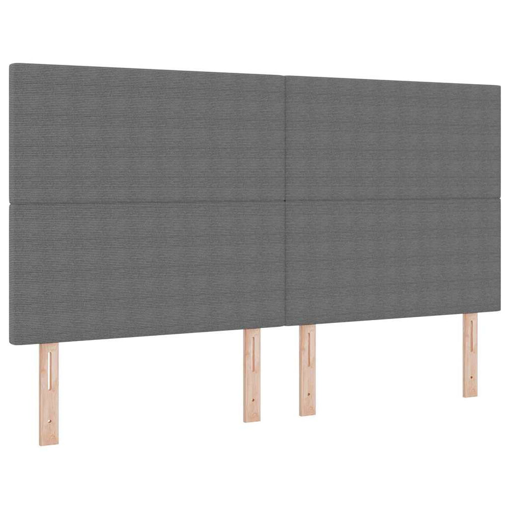 vidaXL Headboard Light Gray 180 cm Corduroy