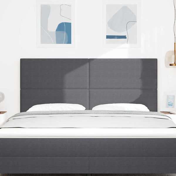 vidaXL Headboard Dark Grey 180 cm Corduroy