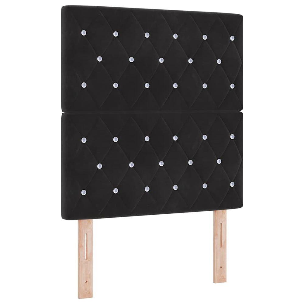 vidaXL Headboard Black 80 cm Velvet