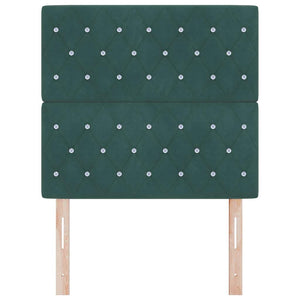 vidaXL Headboard Light Green-Grey 100 cm Velvet