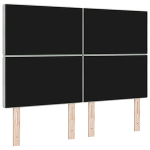 vidaXL Headboard Light Gray 144 cm Velvet