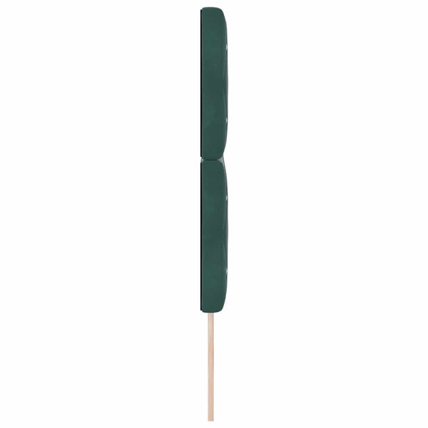 vidaXL Headboard Dark Green 144 cm Velvet