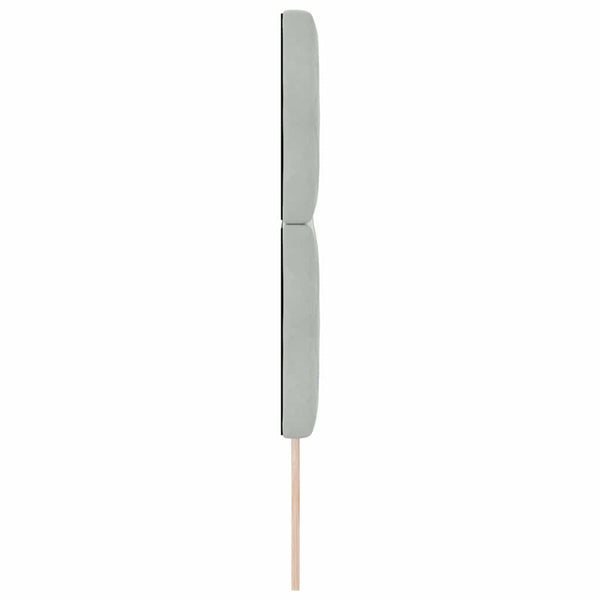 vidaXL Headboard Light Gray 160 cm Velvet