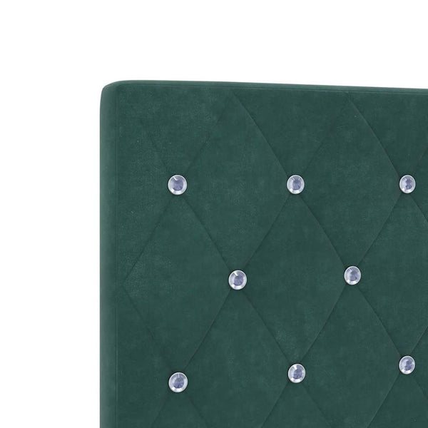 vidaXL Headboard Dark Green 200 cm Velvet